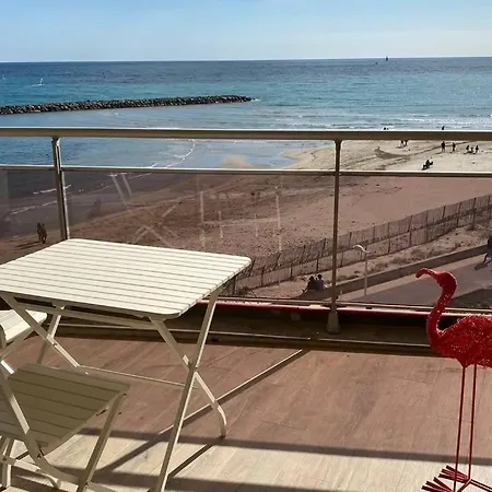 T2 Vue Mer, Premiere Ligne, Terrasse, Garage, Clim